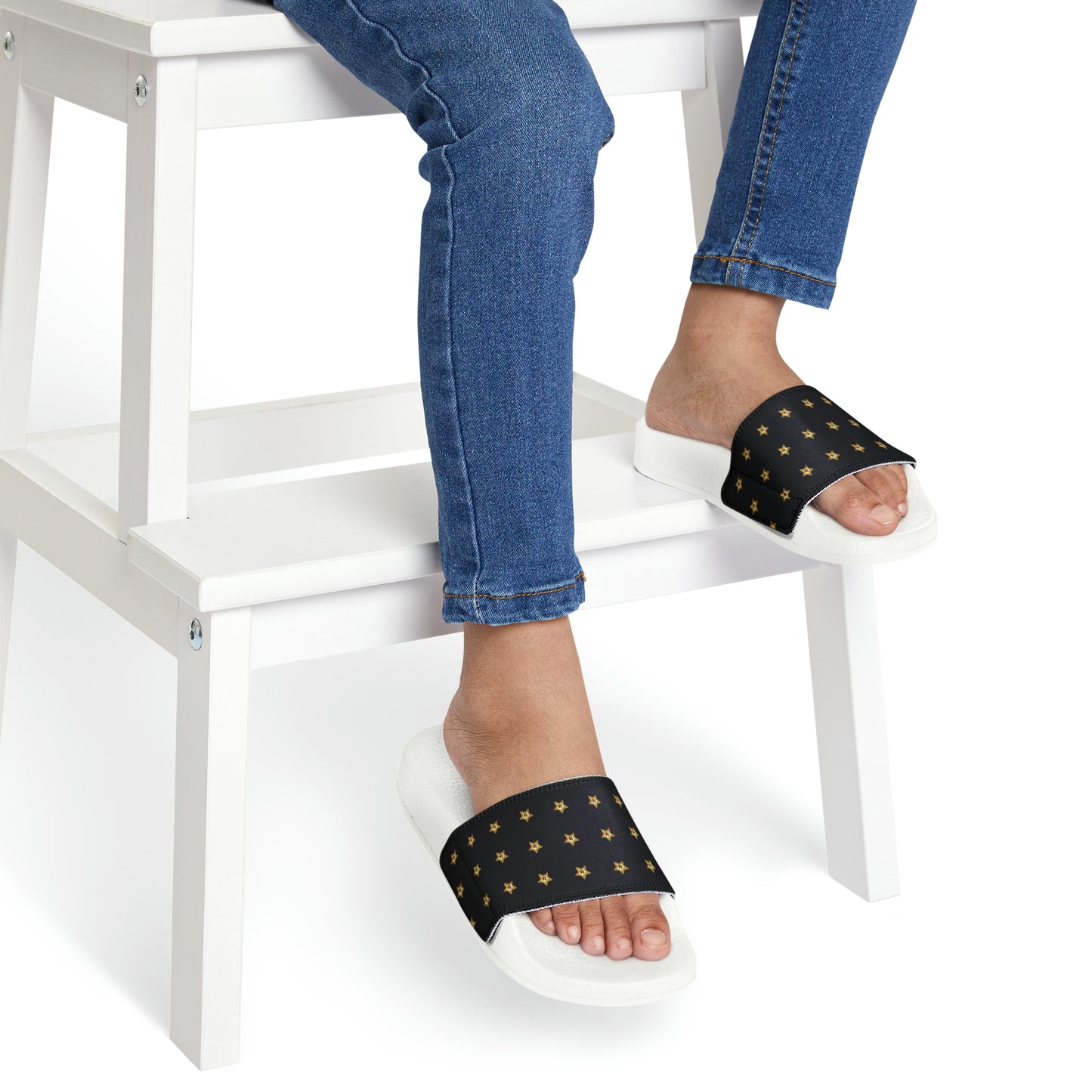 Youth PU Slide Sandals
