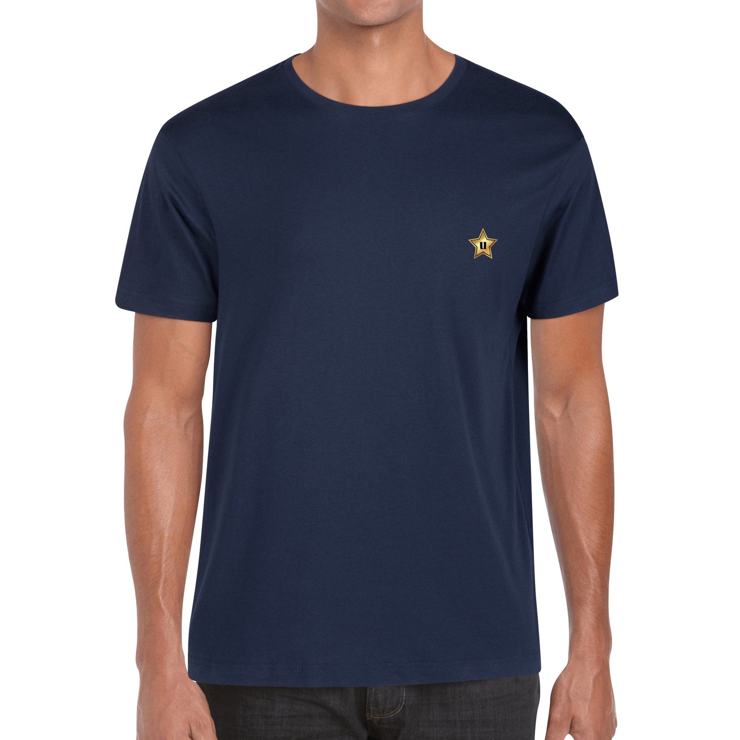 Mens Cotton Front Back Printing T Shirt