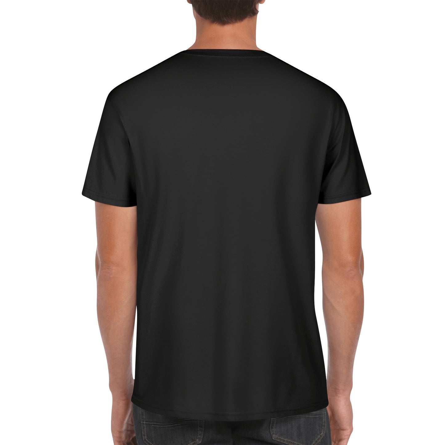 Mens Cotton Front Back Printing T Shirt
