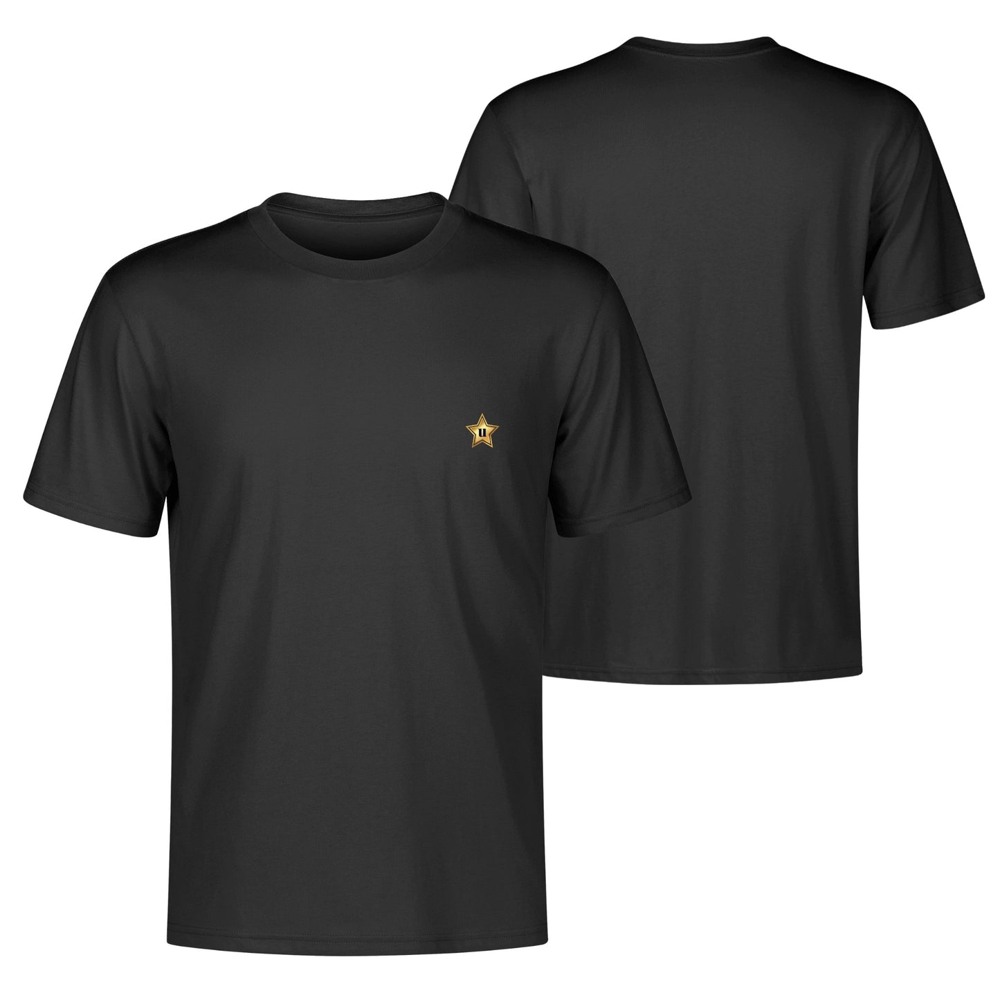 Mens Cotton Front Back Printing T Shirt