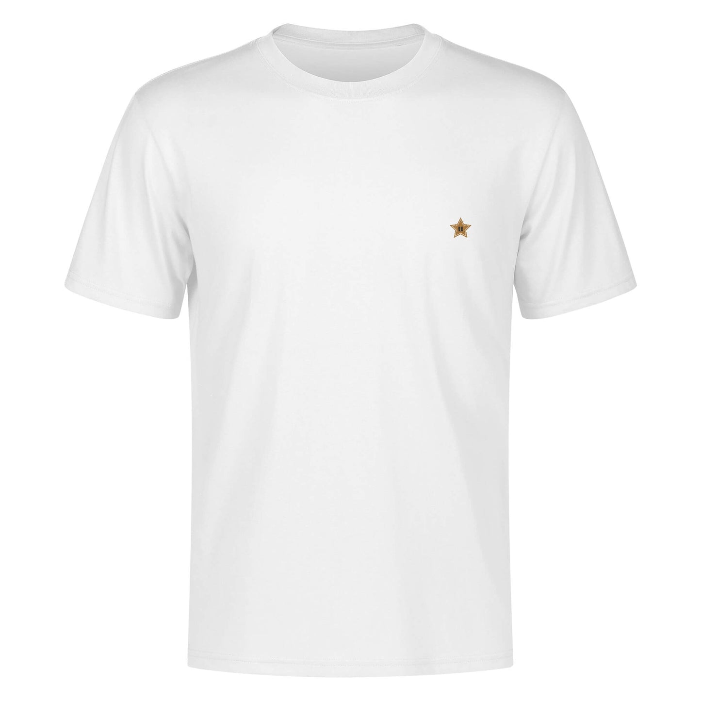 Embroidered Mens Cotton T shirt (Chest Design)