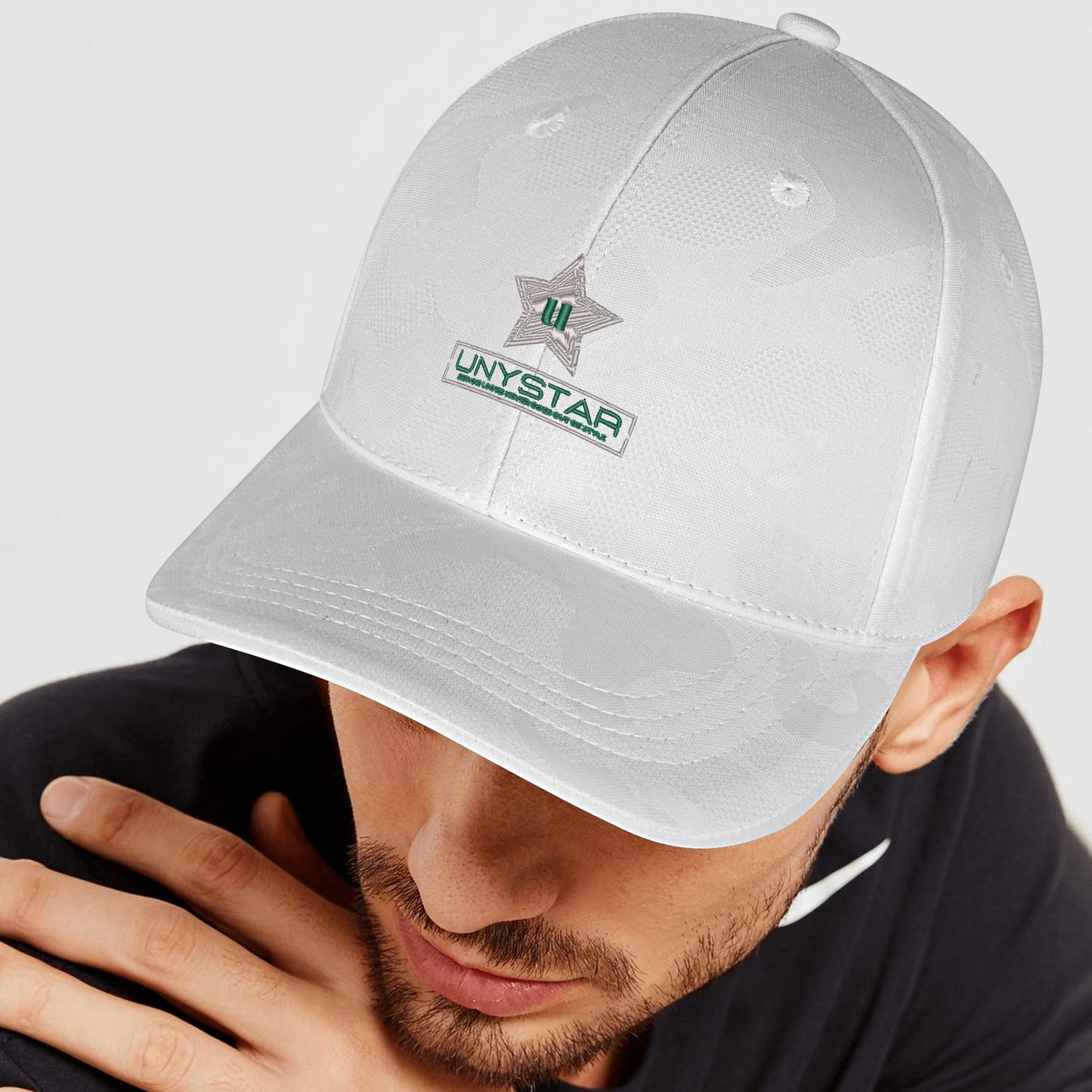 Embroidered Sports Camo Caps