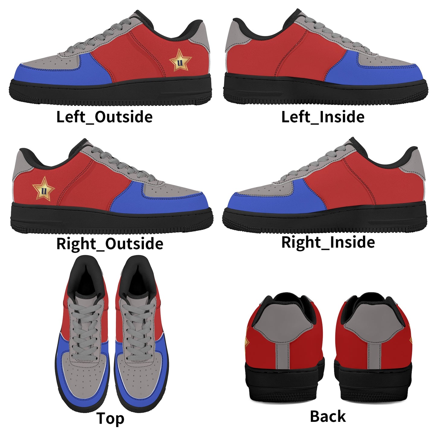 Mens Low Top Leather Shoes