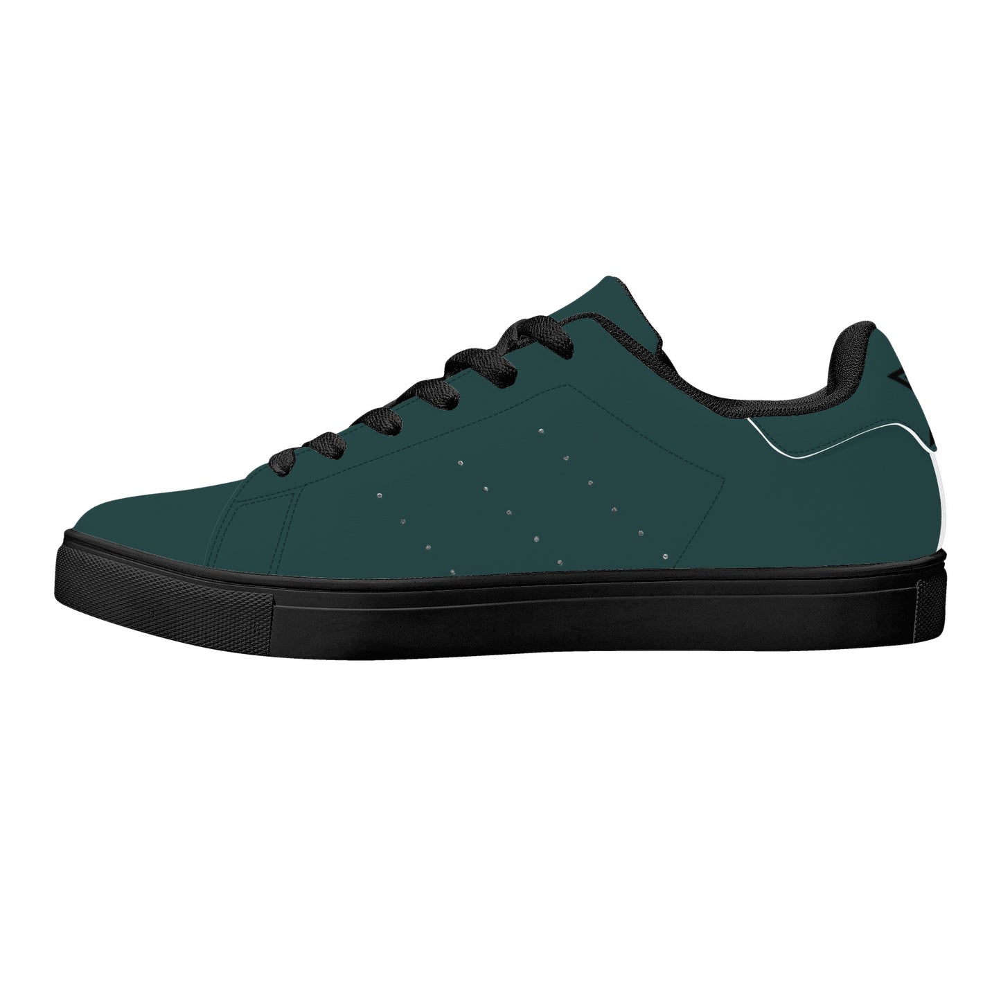 Unisex Low Top Breathable Leather Sneakers-One Piece Template