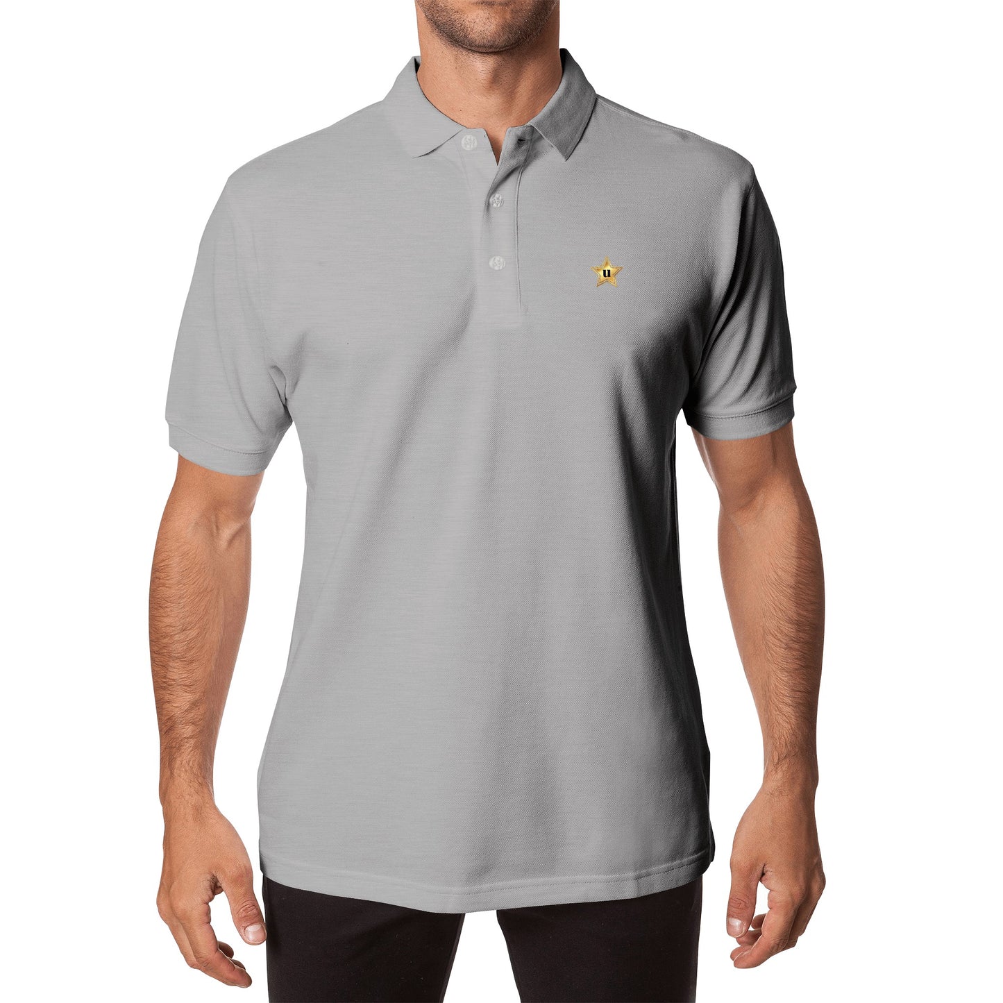 Men Half printed Cotton Polo Shirt