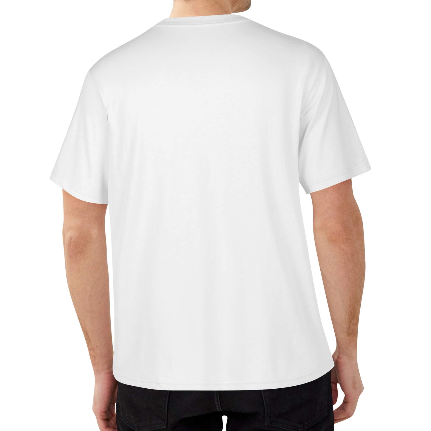 Embroidered Mens Cotton T shirt (Chest Design)
