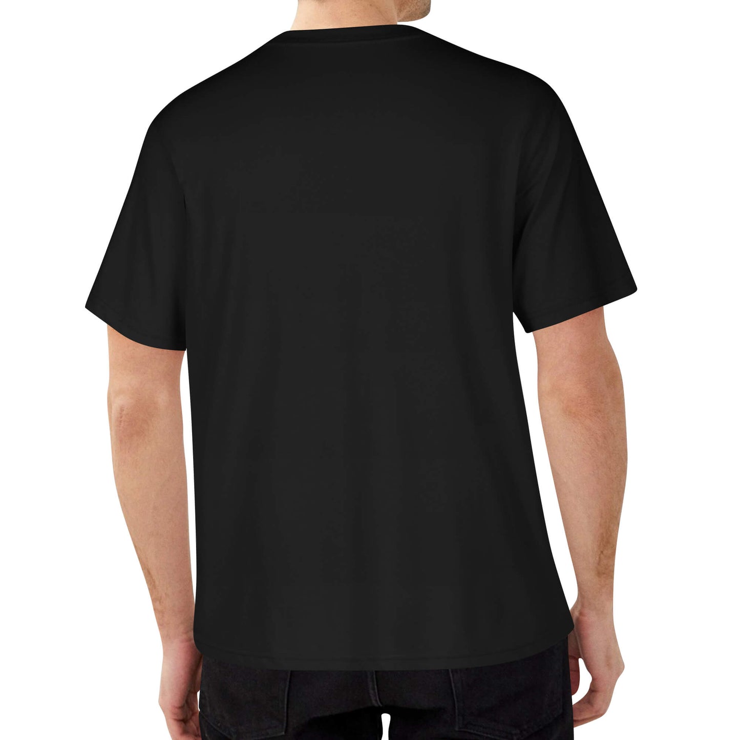 Embroidered Mens Cotton T shirt (Chest Design)