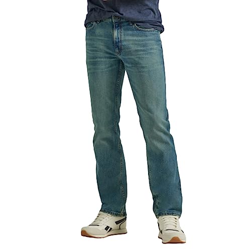 Lee Men's Legendary Regular Boot Jean, Pepper Stone