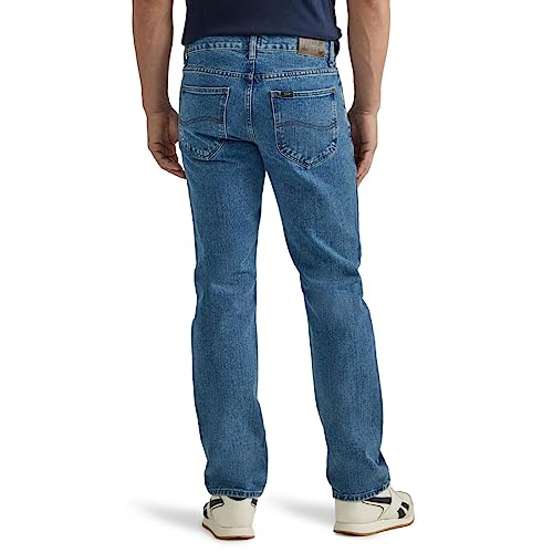 Lee Men's Legendary Regular Boot Jean, Pepper Stone