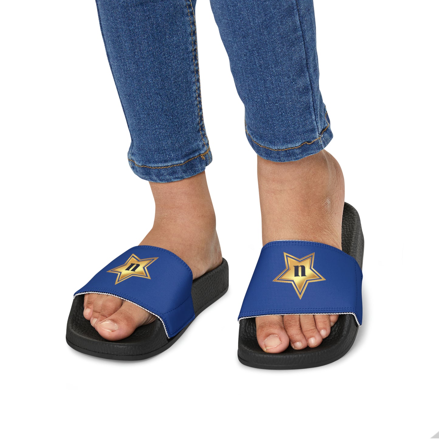 Youth PU Slide Sandals