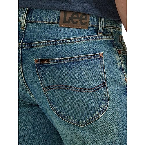 Lee Men's Legendary Regular Boot Jean, Pepper Stone