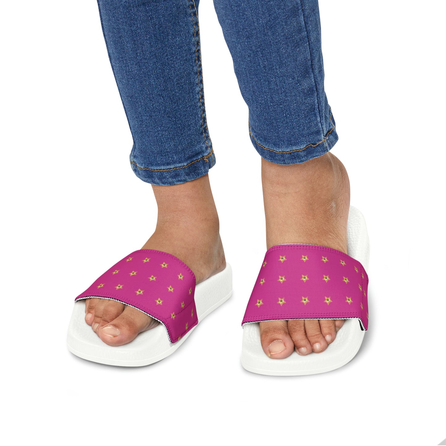 Youth PU Slide Sandals
