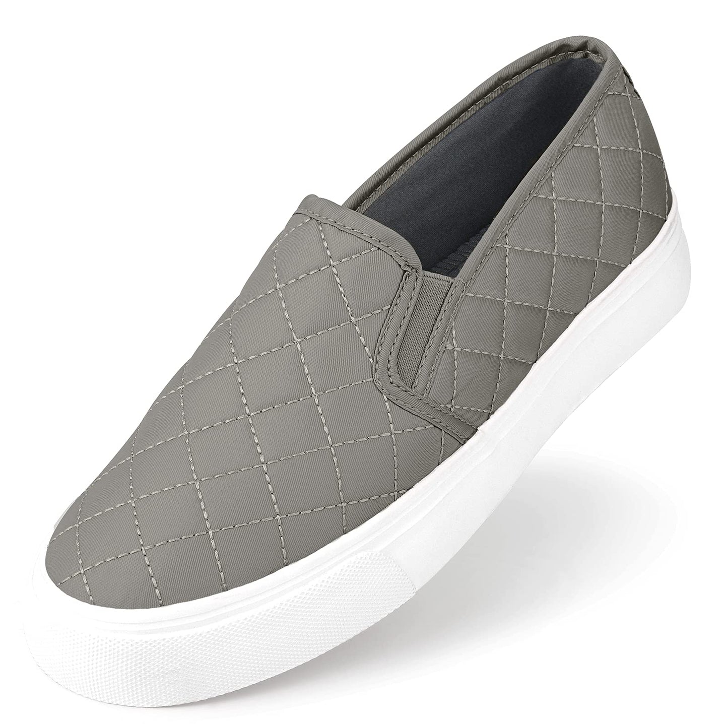 JENN ARDOR Women's Slip On Sneakers Fashion Flats Shoes Comfortable Casual Shoes for Walking