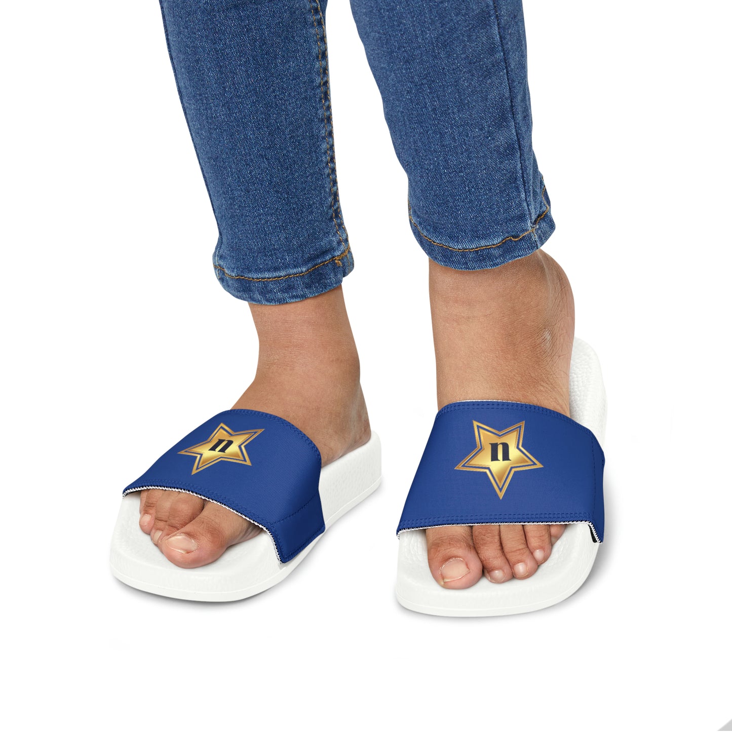 Youth PU Slide Sandals