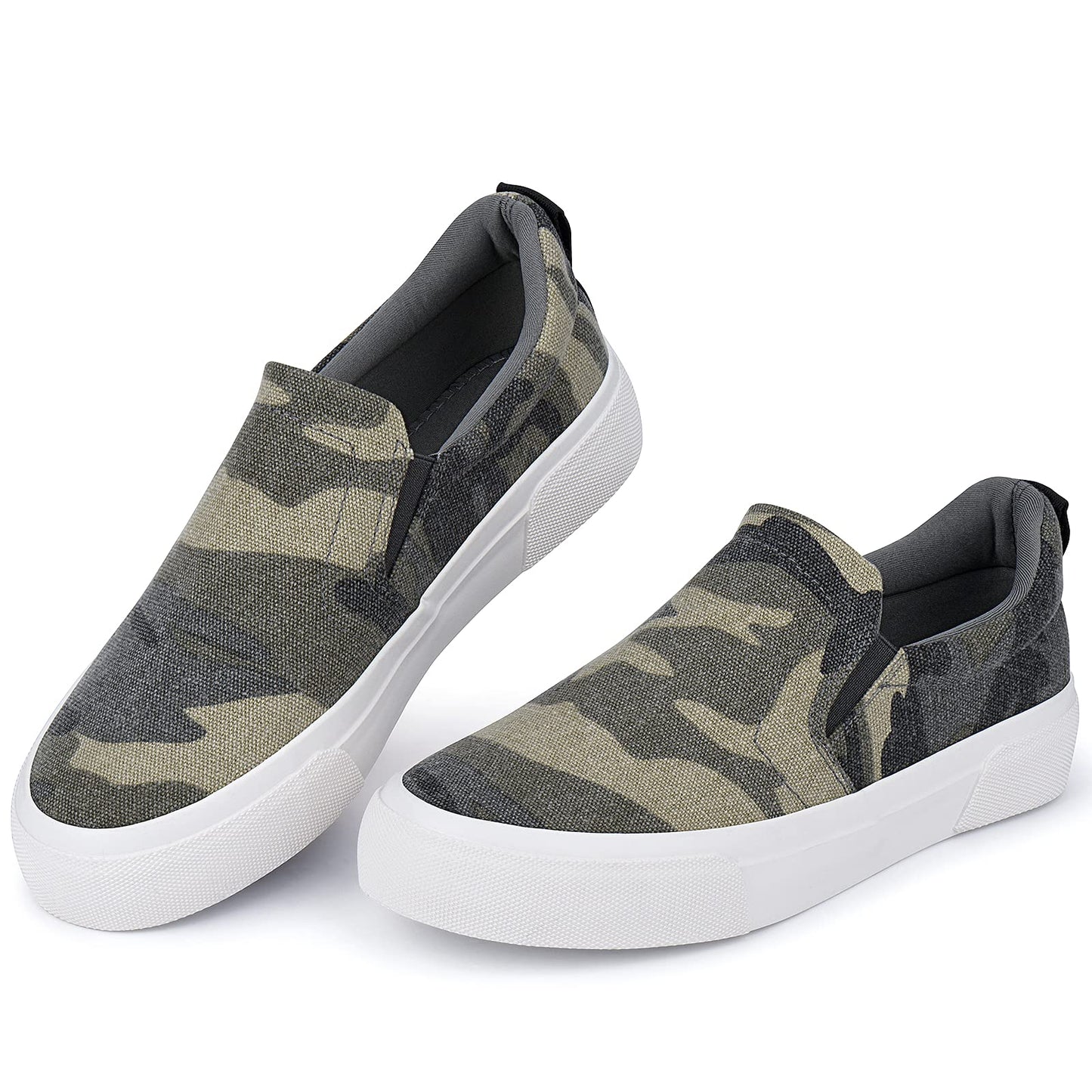 JENN ARDOR Women's Slip On Sneakers Fashion Flats Shoes Comfortable Casual Shoes for Walking