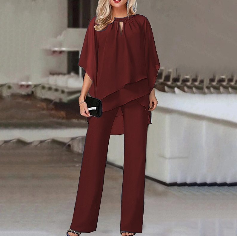 Fashion Loose Casual Irregular Suits set