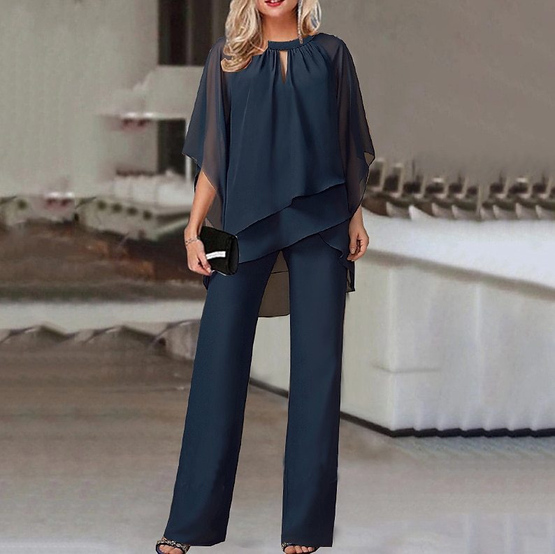 Fashion Loose Casual Irregular Suits set