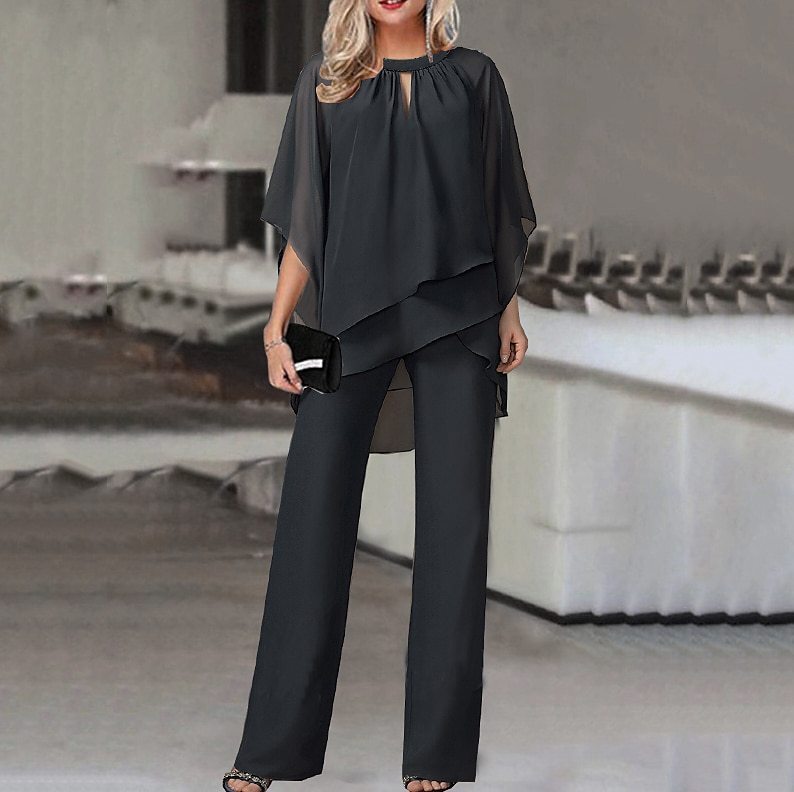 Fashion Loose Casual Irregular Suits set
