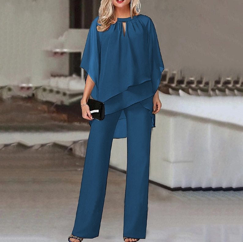 Fashion Loose Casual Irregular Suits set