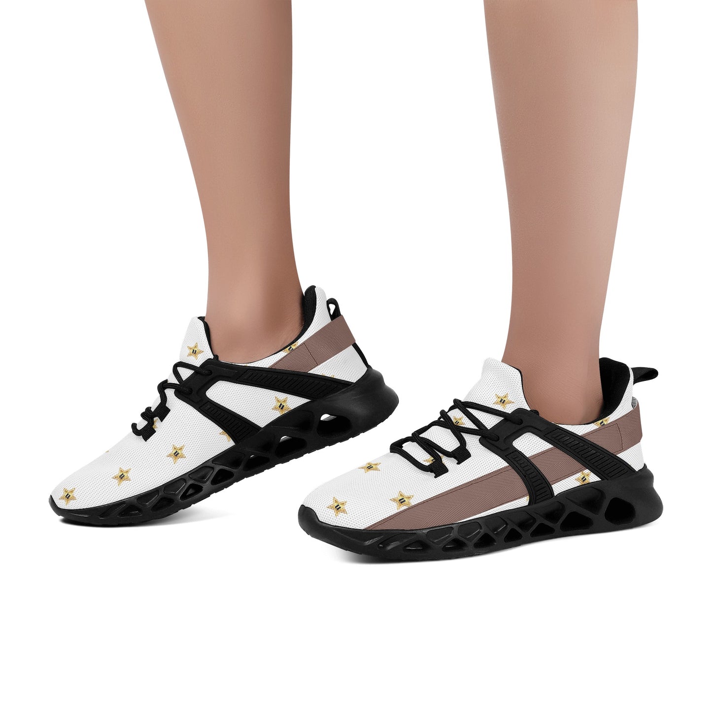 Womens New Elastic Sport Sneakers