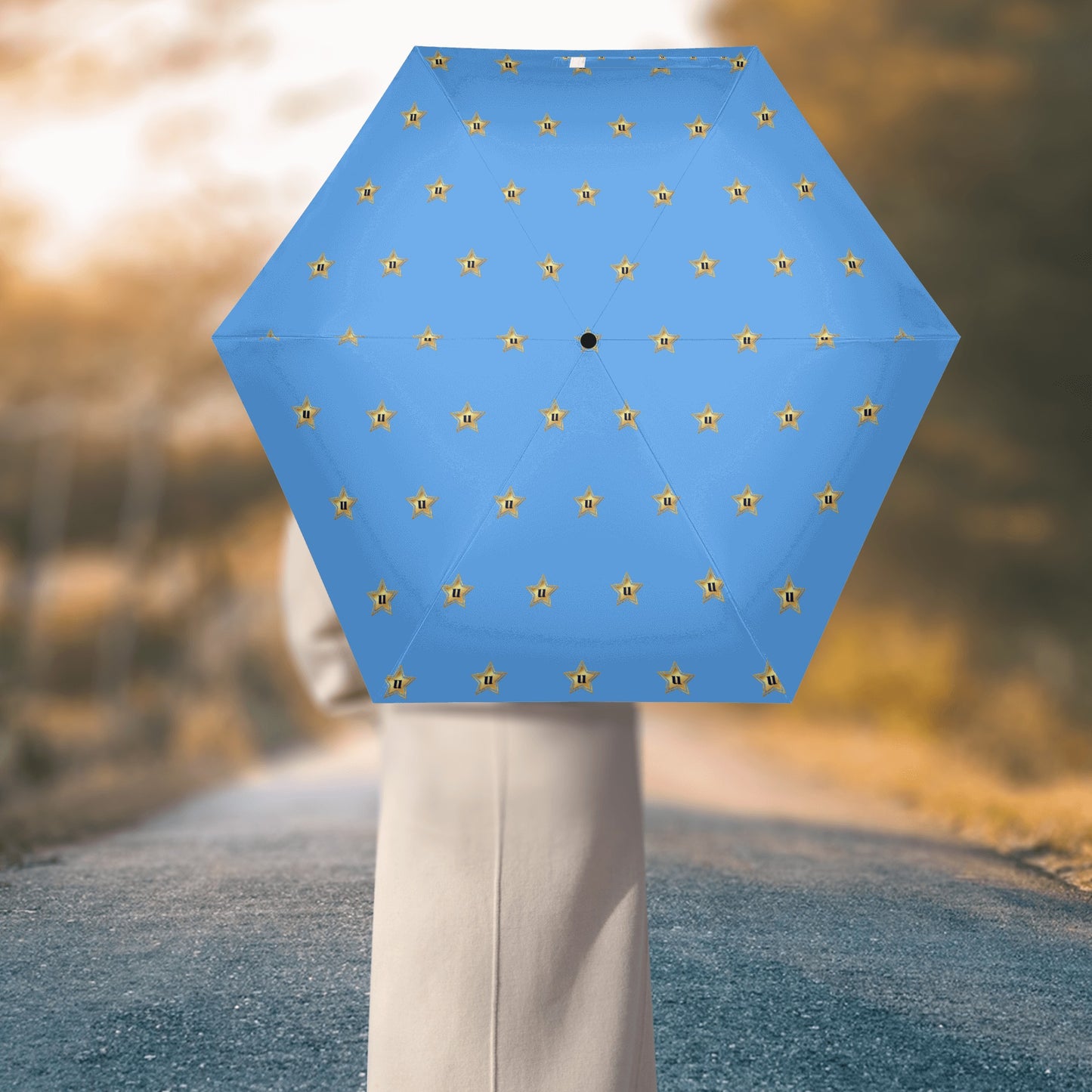 Lightweight Manual Folding Umbrella Printing Outside