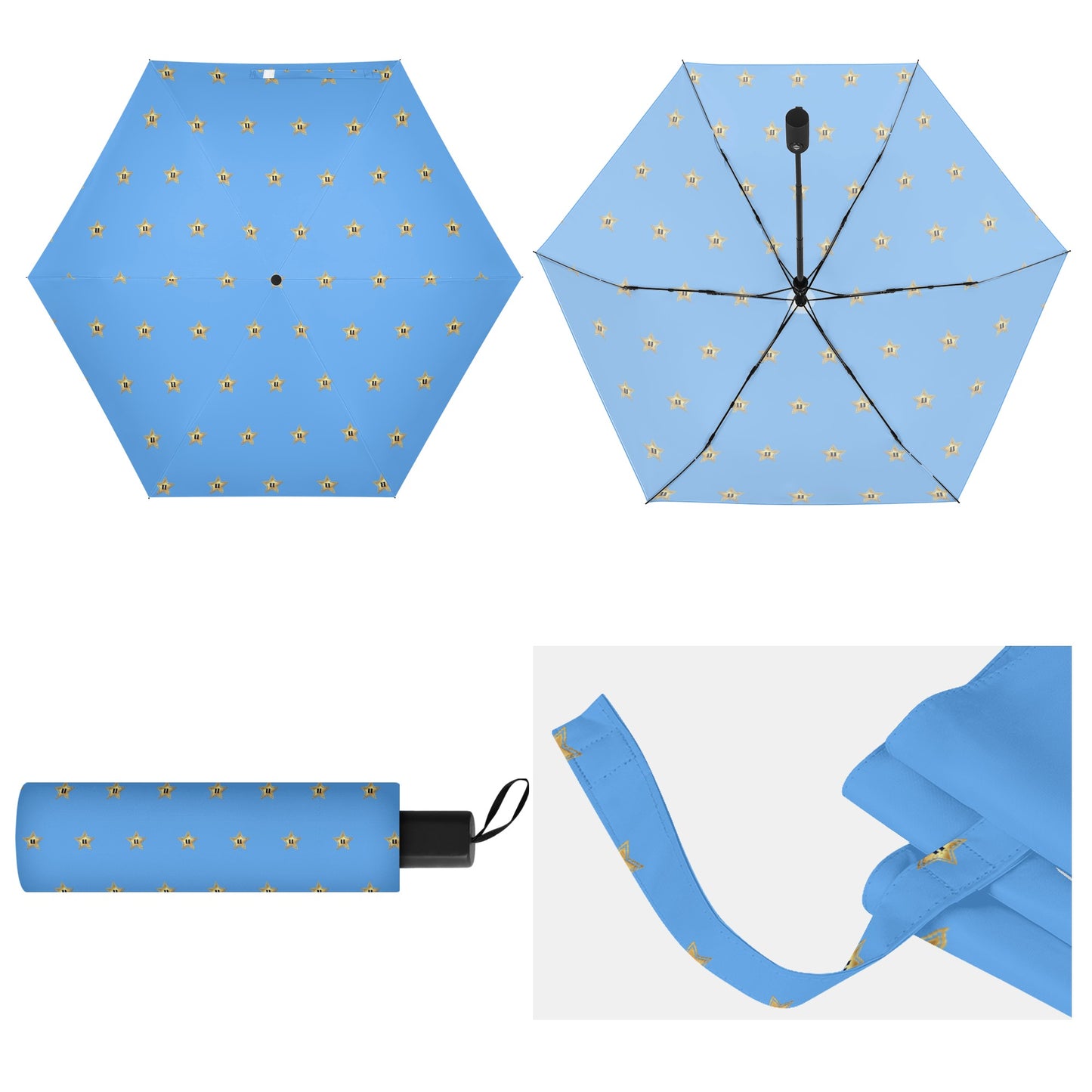 Lightweight Manual Folding Umbrella Printing Outside