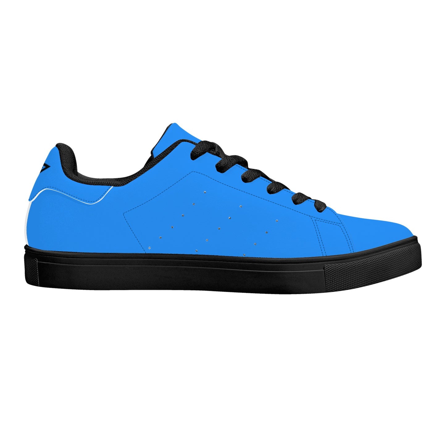 Unisex Low Top Breathable Leather Sneakers-One Piece Template