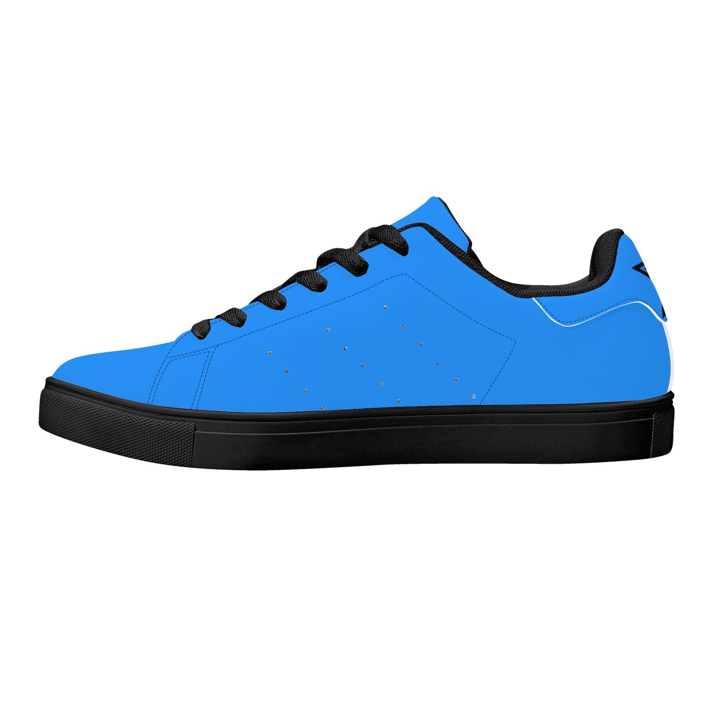 Unisex Low Top Breathable Leather Sneakers-One Piece Template