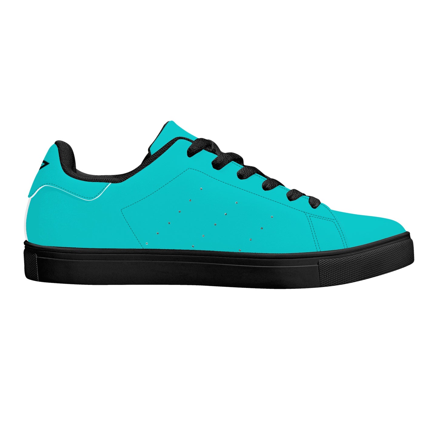 Unisex Low Top Breathable Leather Sneakers-One Piece Template