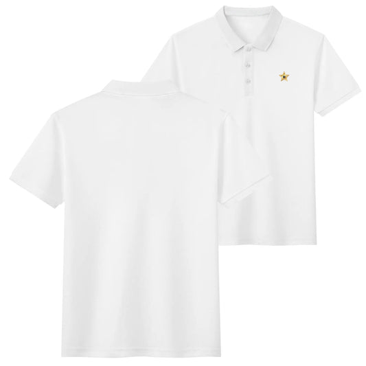 Unisex Half printed Cotton Polo Shirt