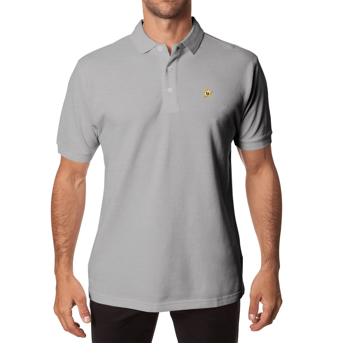 Unisex Half printed Cotton Polo Shirt