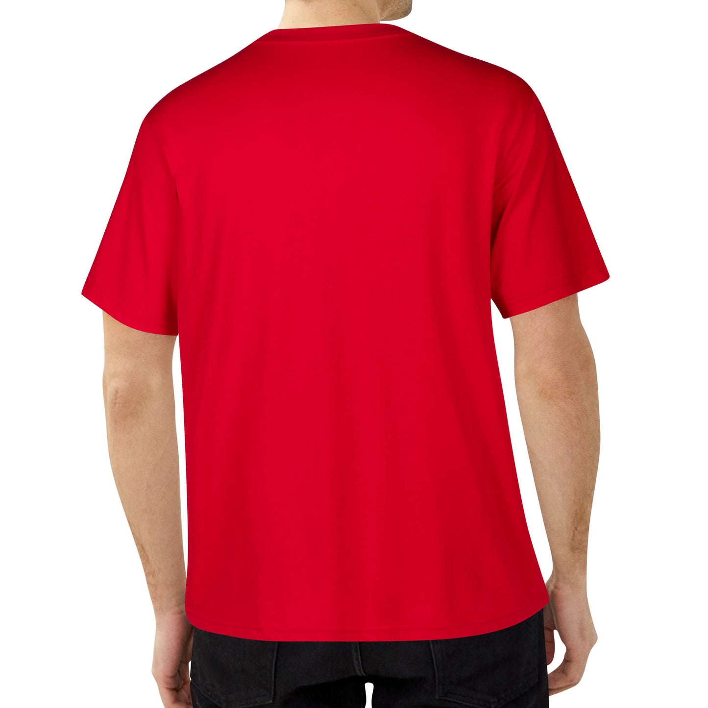 Embroidered Mens Cotton T shirt (Chest Design)