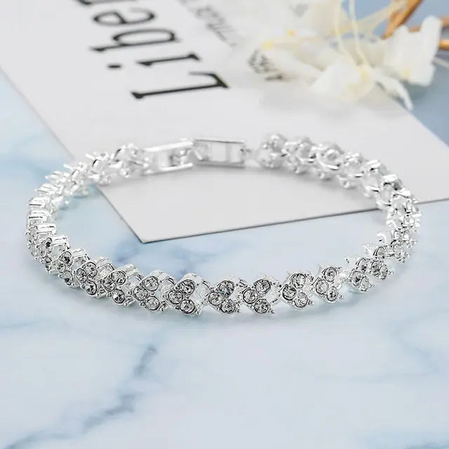 Luxury Roman Crystal Bracelet