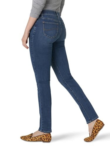 Lee Women's Ultra Lux Comfort with Flex Motion Straight Leg Jean Royal