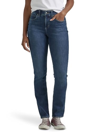 Lee Women's Ultra Lux Comfort with Flex Motion Straight Leg Jean Royal