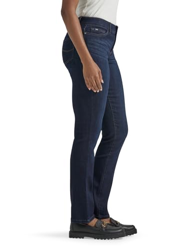 Lee Women's Ultra Lux Comfort with Flex Motion Straight Leg Jean Royal