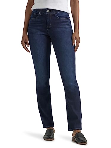 Lee Women's Ultra Lux Comfort with Flex Motion Straight Leg Jean Royal