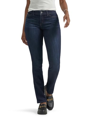 Lee Women's Ultra Lux Comfort with Flex Motion Straight Leg Jean Royal