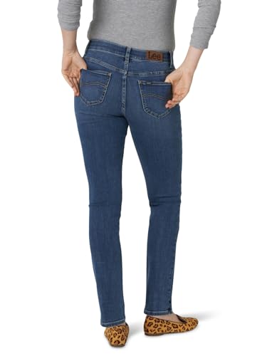 Lee Women's Ultra Lux Comfort with Flex Motion Straight Leg Jean Royal