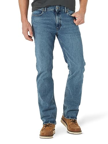 Lee Men's Legendary Regular Boot Jean, Pepper Stone