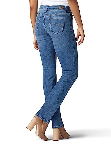 Lee Women's Ultra Lux Comfort with Flex Motion Straight Leg Jean Royal