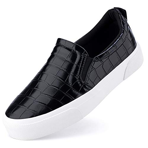 JENN ARDOR Women's Slip On Sneakers Fashion Flats Shoes Comfortable Casual Shoes for Walking