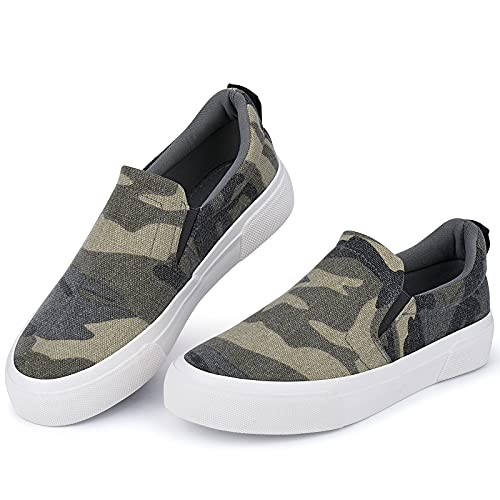 JENN ARDOR Women's Slip On Sneakers Fashion Flats Shoes Comfortable Casual Shoes for Walking