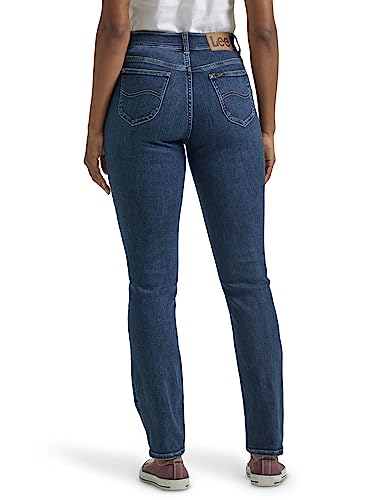 Lee Women's Ultra Lux Comfort with Flex Motion Straight Leg Jean Royal