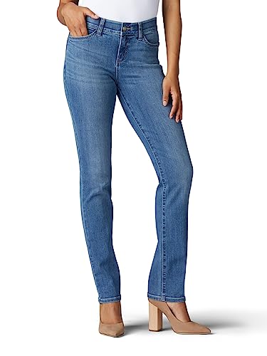 Lee Women's Ultra Lux Comfort with Flex Motion Straight Leg Jean Royal