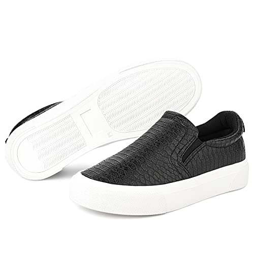 JENN ARDOR Women's Slip On Sneakers Fashion Flats Shoes Comfortable Casual Shoes for Walking