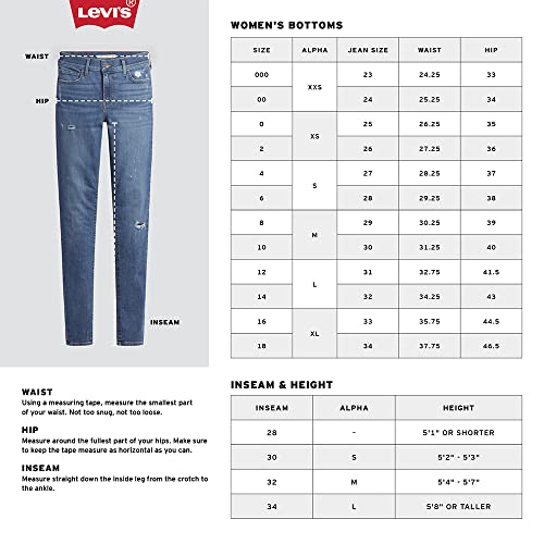 Levi's Women's Premium 501 Skinny Jeans, Can't Touch This