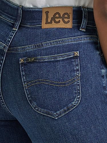 Lee Women's Ultra Lux Comfort with Flex Motion Straight Leg Jean Royal