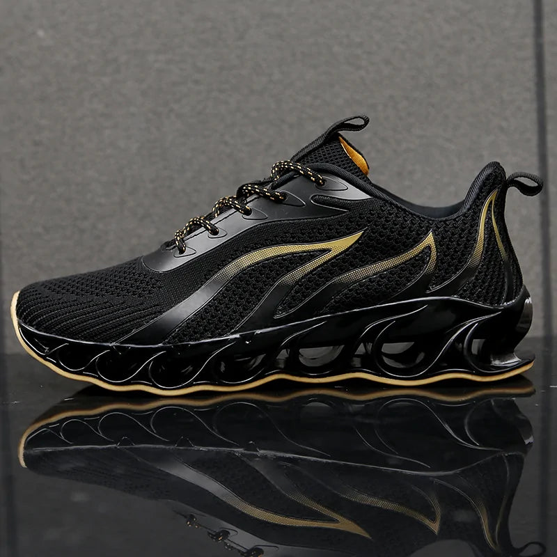 Men Athletic Shoes Mesh Blade Running Sneaker