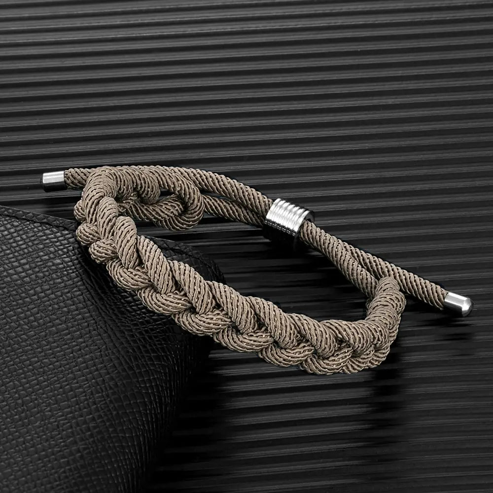 MKENDN Creative Design Shoelace Bracelet Adjustable Survival Bracelet